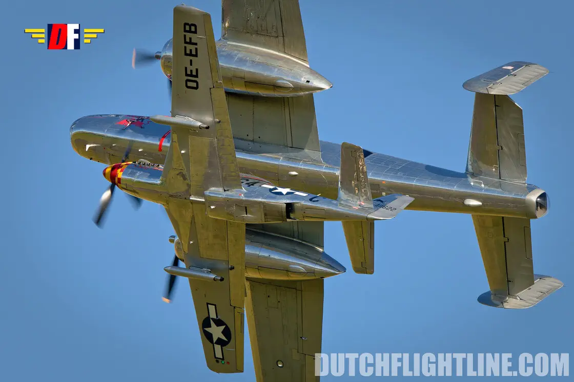 Flying Bulls B-25 and P-51 at Air Legend 2025