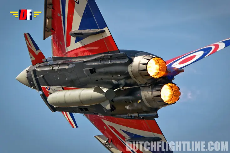 RAF Typhoon Black Jack at Royal International Air Tattoo