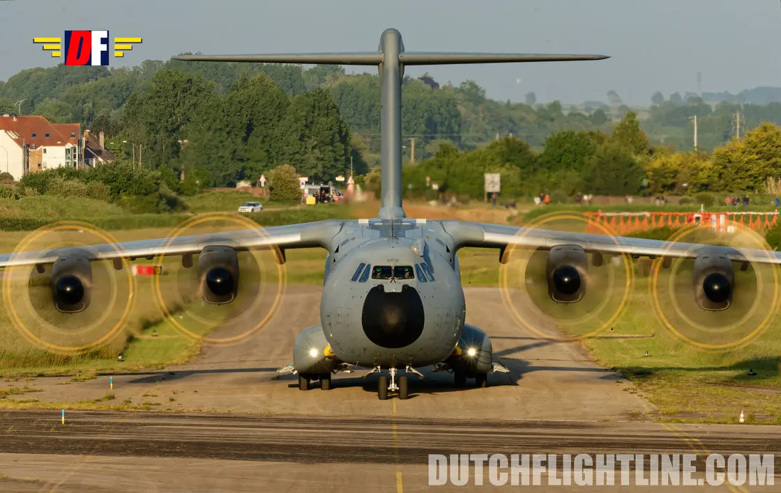 A400M by l'Armée de l'Air at Le Touquet