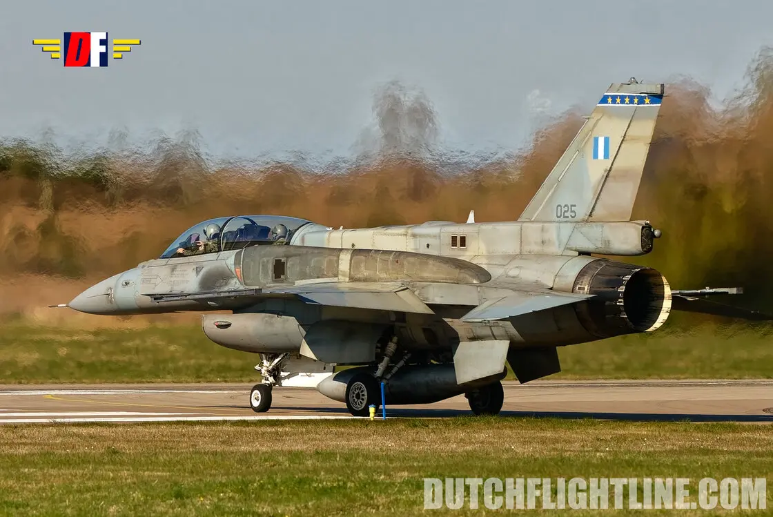 Hellenic Air Force F-16D at Ramstein Flag Leeuwarden 2025